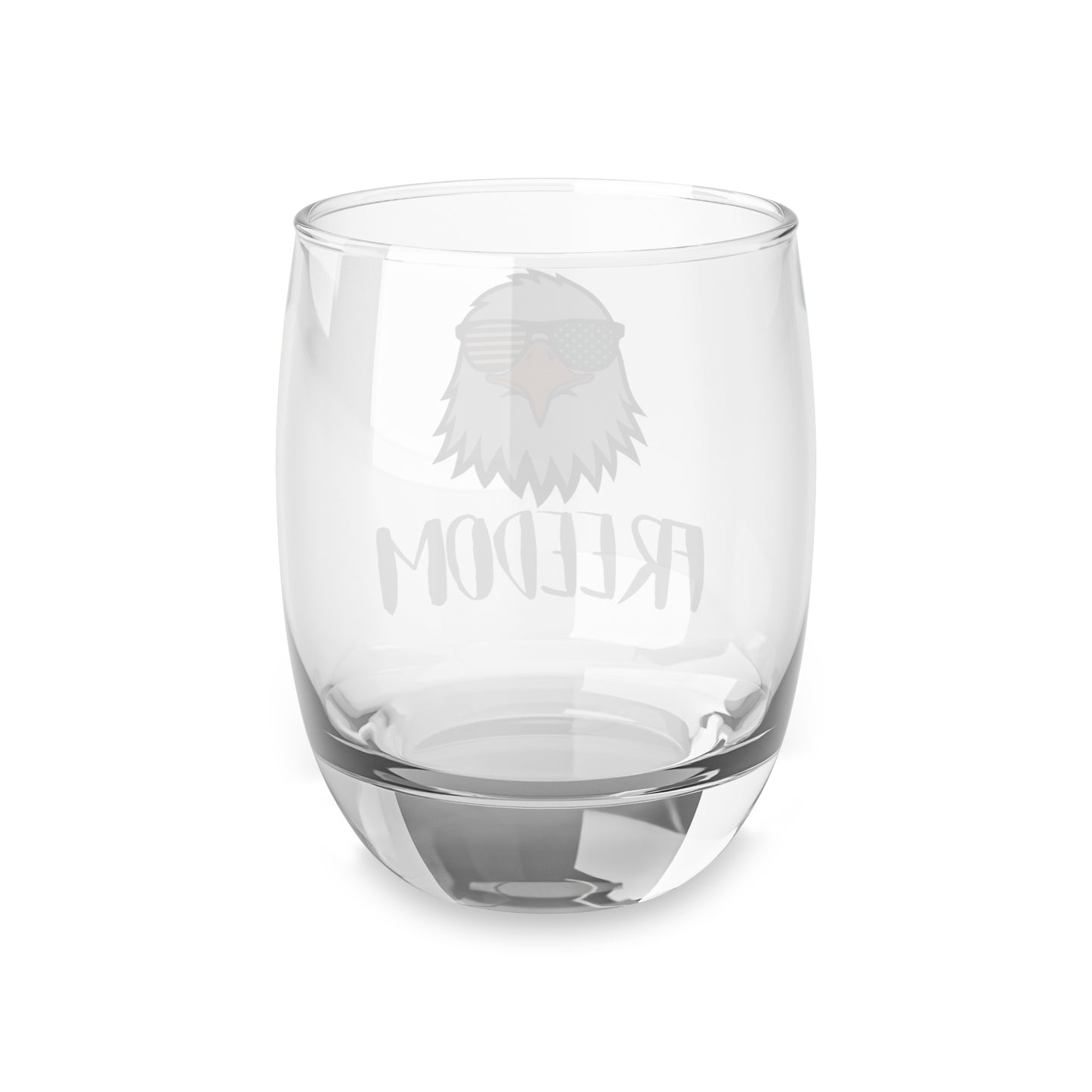 Premium Whiskey Glass - Freedom Eagle Aviator | Patriotic Drinkware
