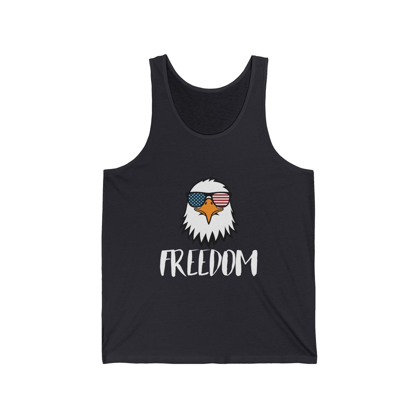 Freedom Eagle Aviator Men's Tank Top | USA Bald Eagle Graphic