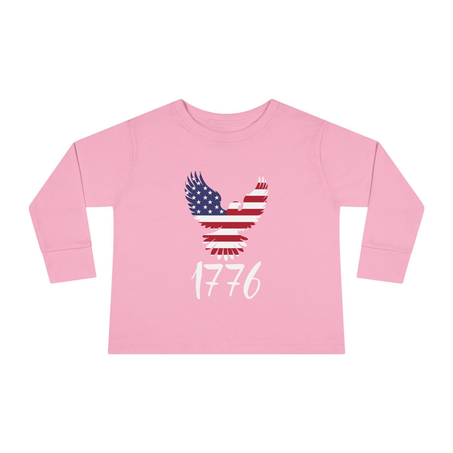 Premium Toddler Long Sleeve Tee - 1776 Heritage | Patriotic American Eagle