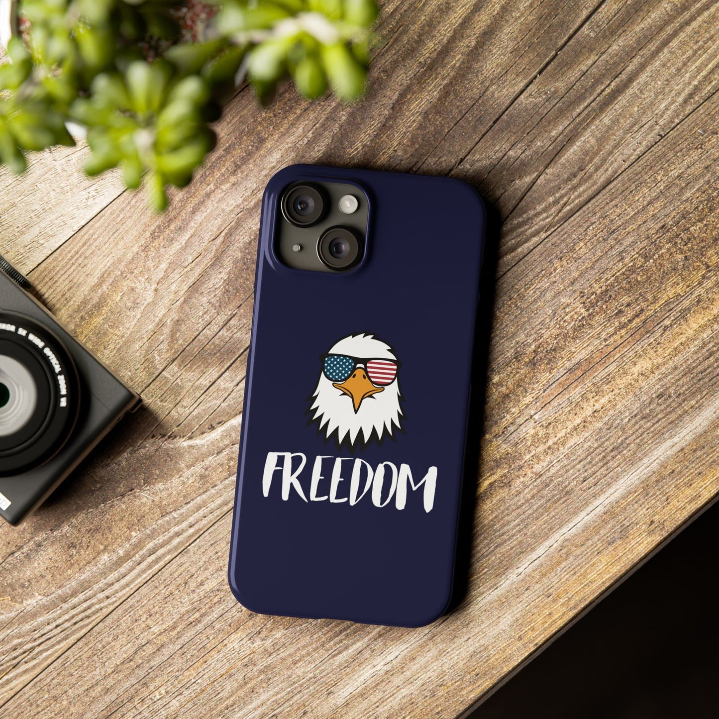 Freedom Eagle Aviator Premium Slim Phone Case | USA Bald Eagle Graphic