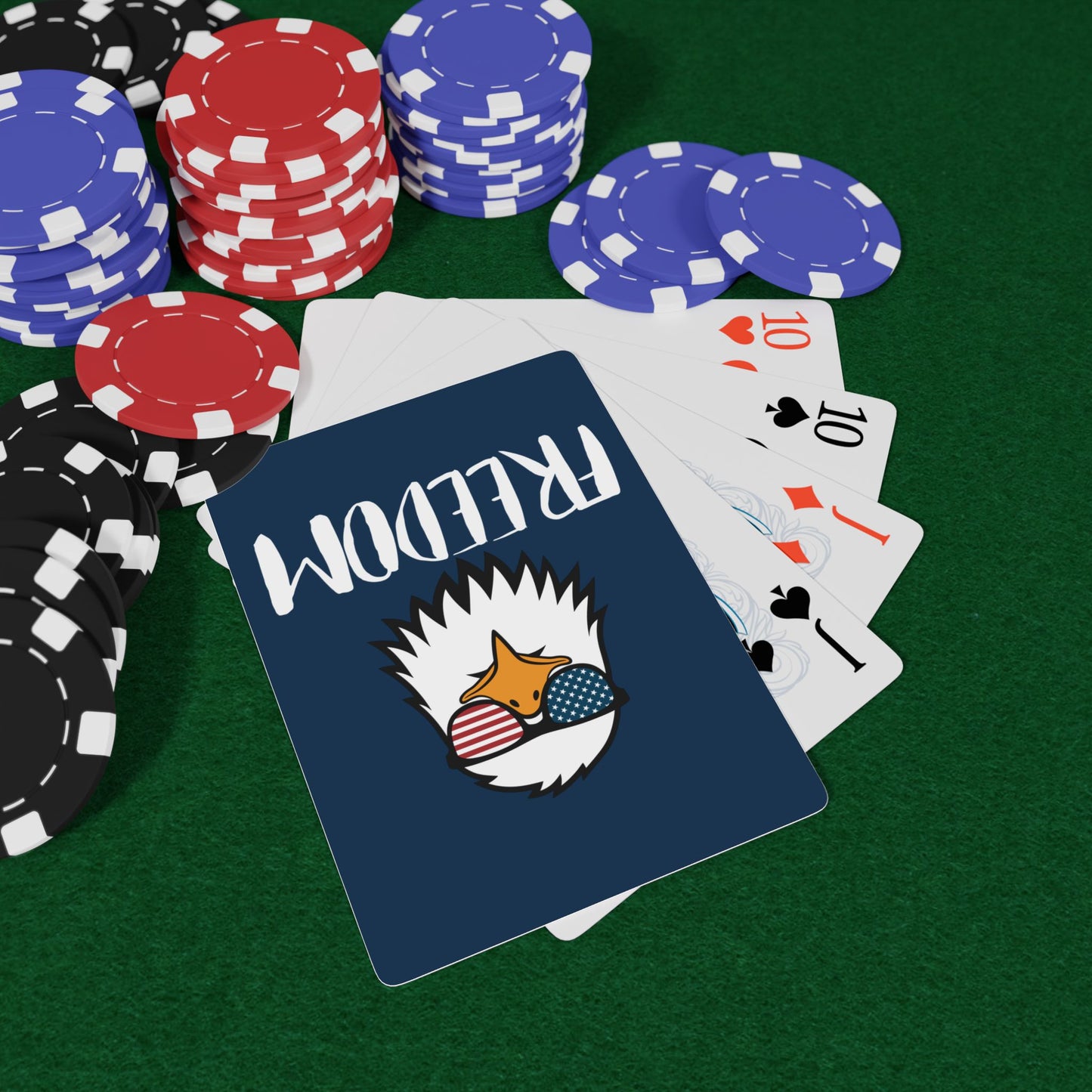 Freedom Eagle Aviator Playing Cards | USA Bald Eagle Graphic