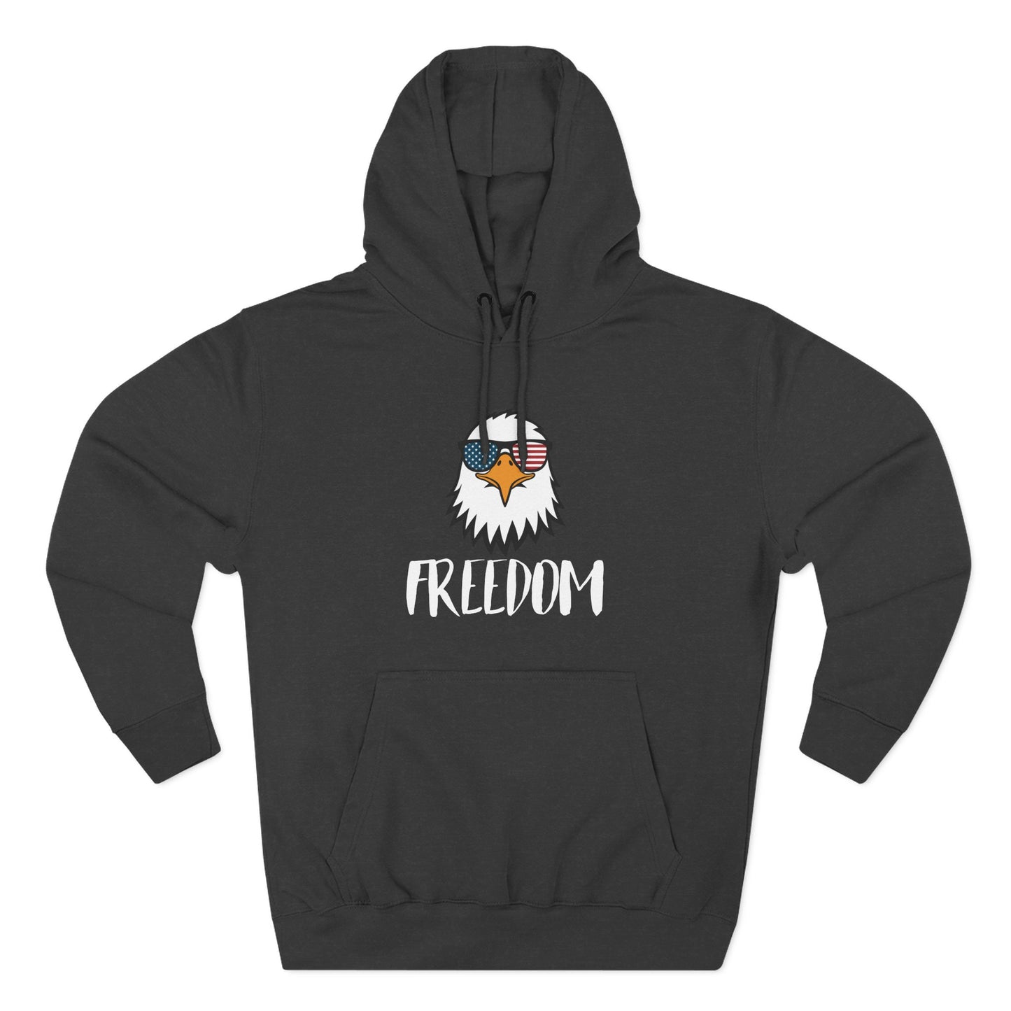 Freedom Eagle Aviator Premium Hoodie | USA Bald Eagle Graphic