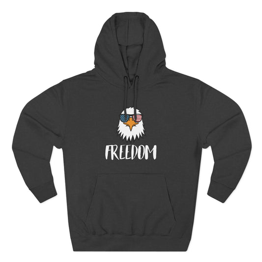 Freedom Eagle Aviator Premium Hoodie | USA Bald Eagle Graphic