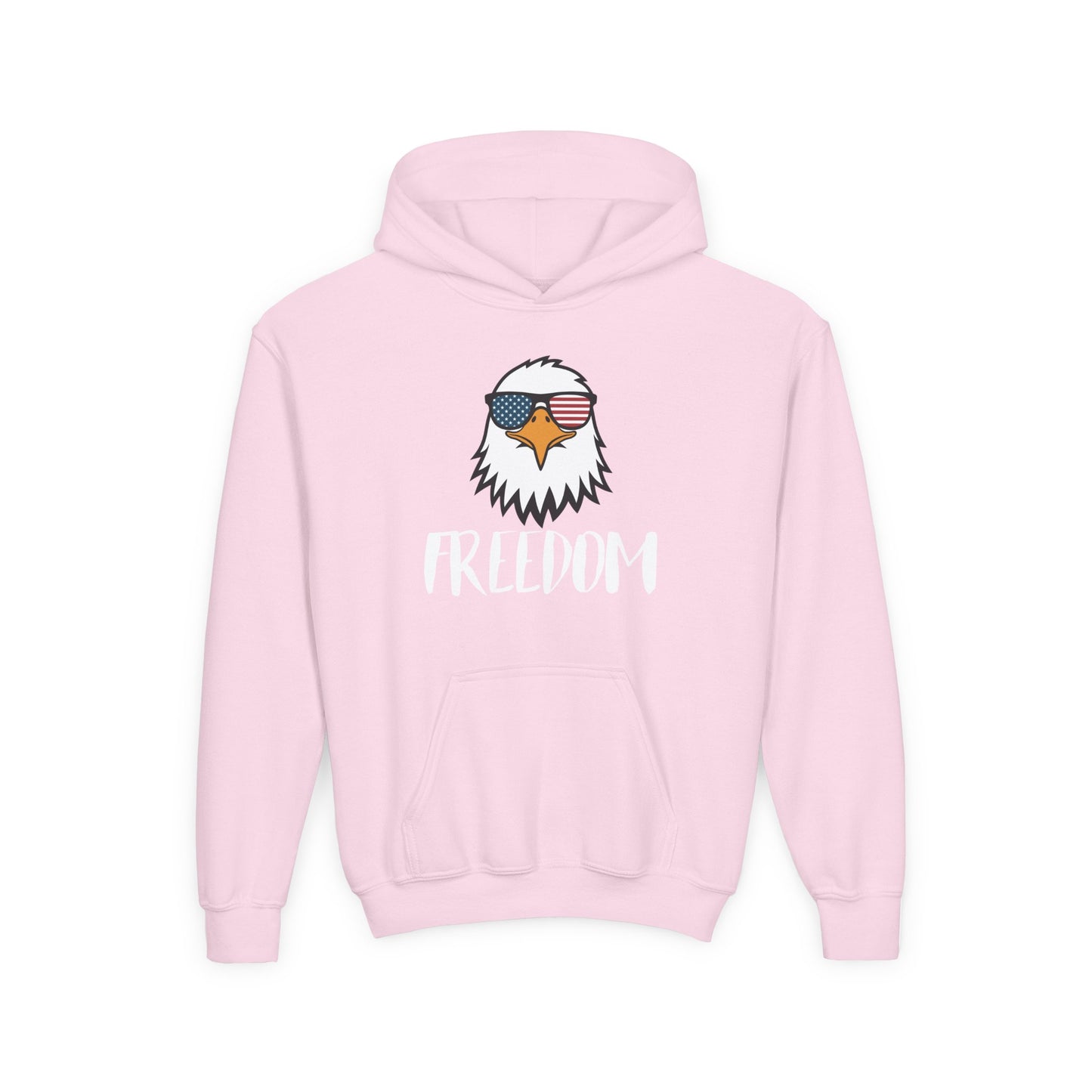 Freedom Eagle Aviator Youth Hoodie | USA Bald Eagle Graphic