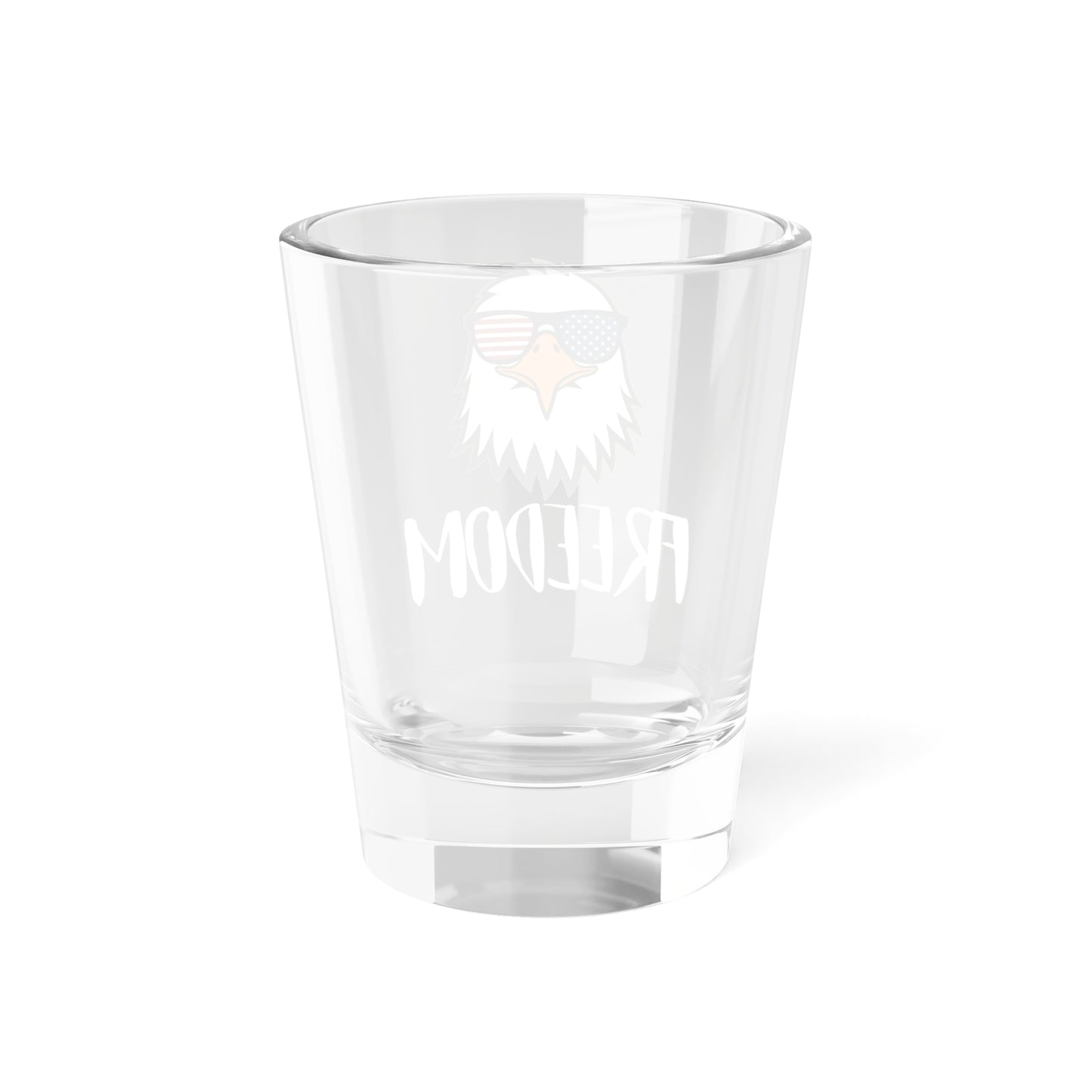 Premium Shot Glass - Freedom Eagle Aviator | Patriotic Drinkware