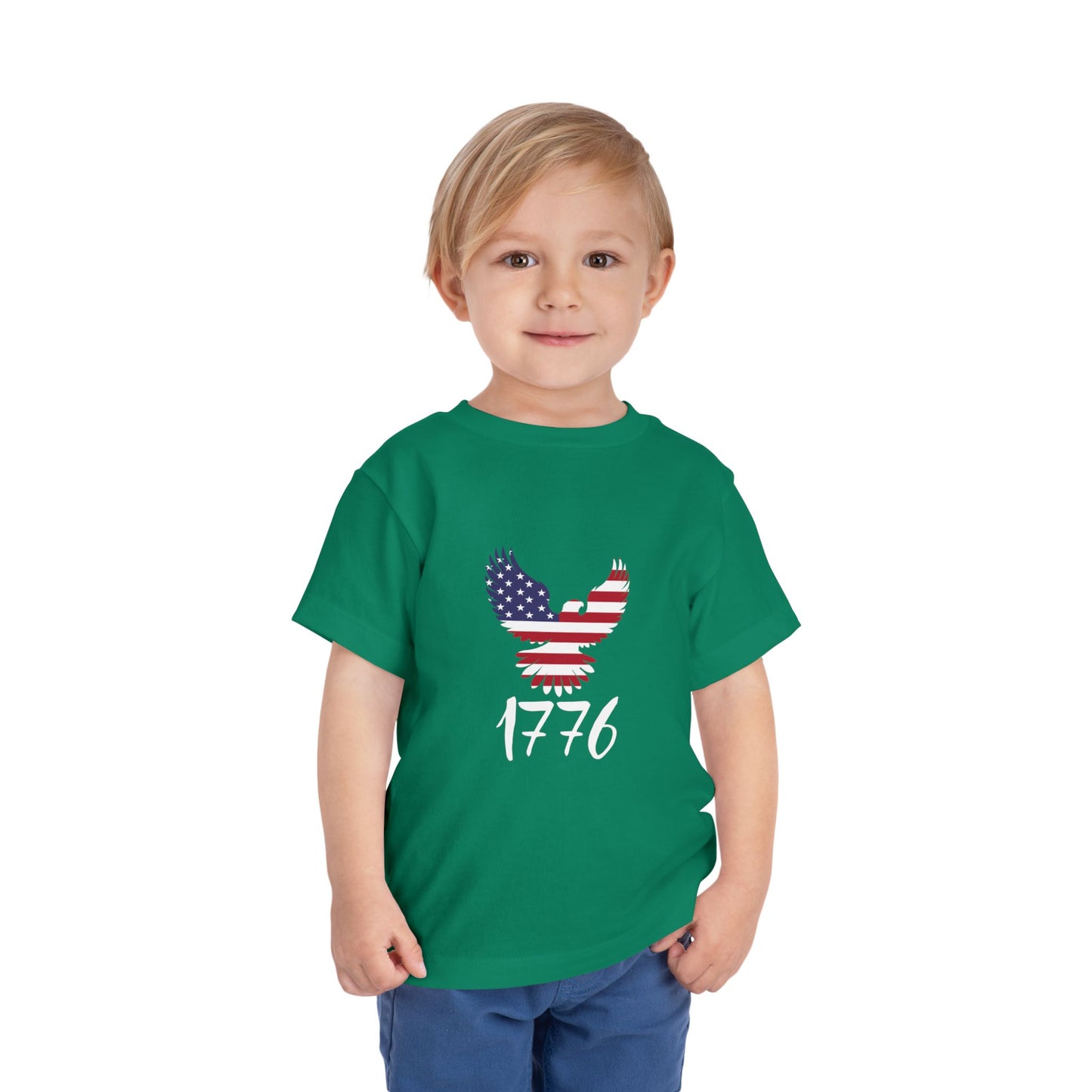 1776 Heritage Toddler T-Shirt | USA Bald Eagle Graphic Tee