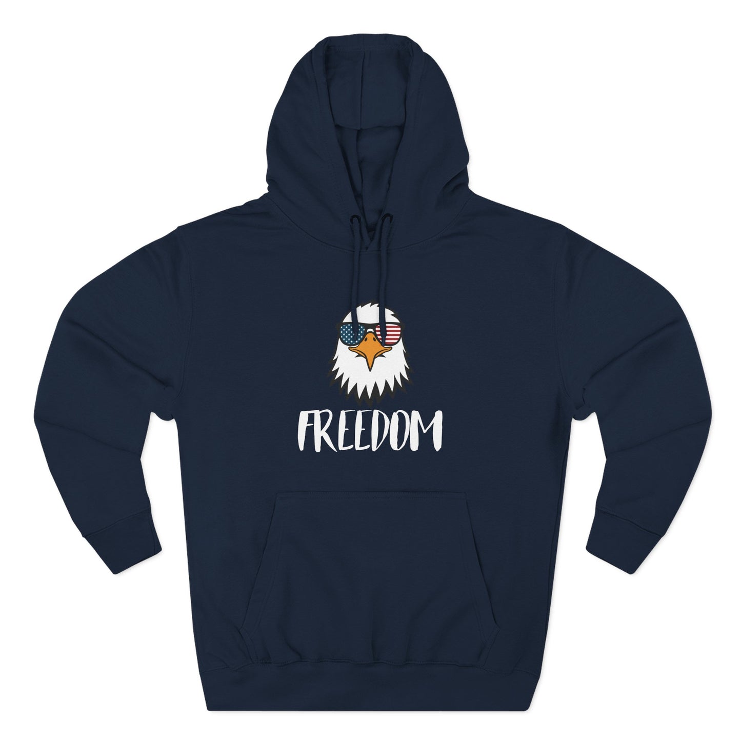 Freedom Eagle Aviator Premium Hoodie | USA Bald Eagle Graphic
