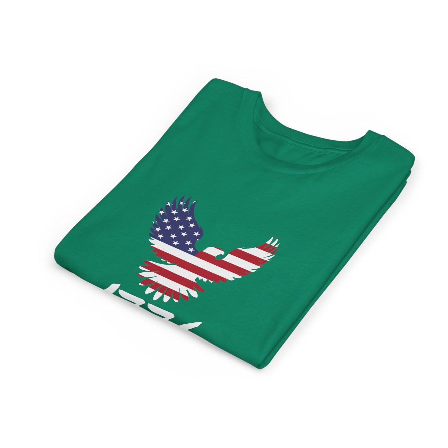 1776 Heritage Youth T-Shirt | USA Bald Eagle Graphic Tee