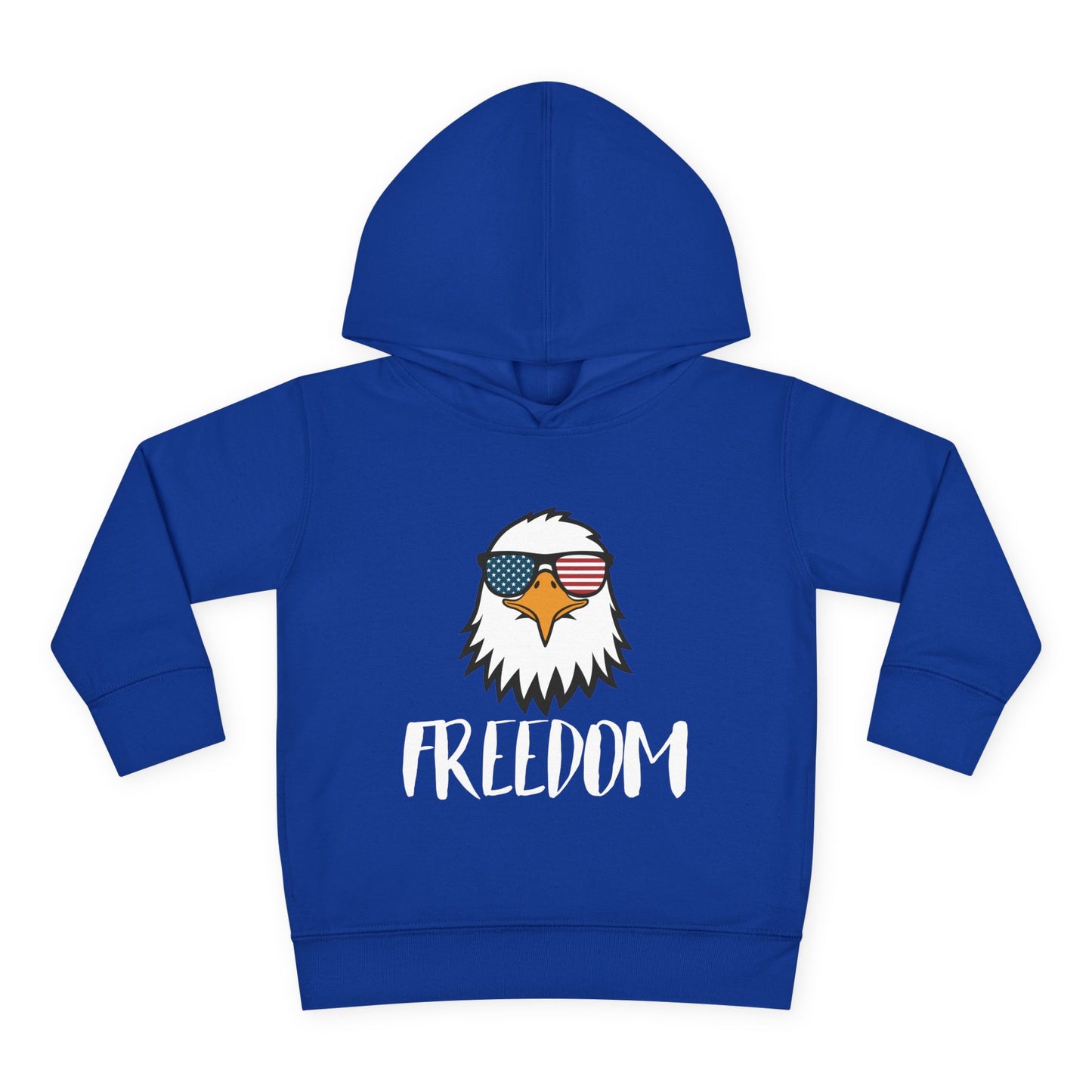 Freedom Eagle Aviator Toddler Hoodie | USA Bald Eagle Graphic