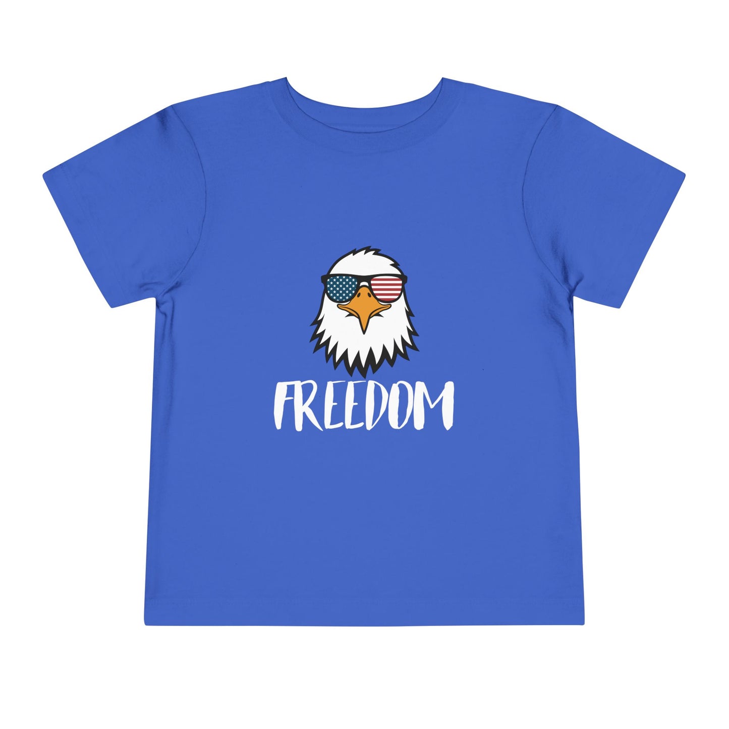 Freedom Eagle Aviator Toddler T-Shirt | USA Bald Eagle Graphic Tee