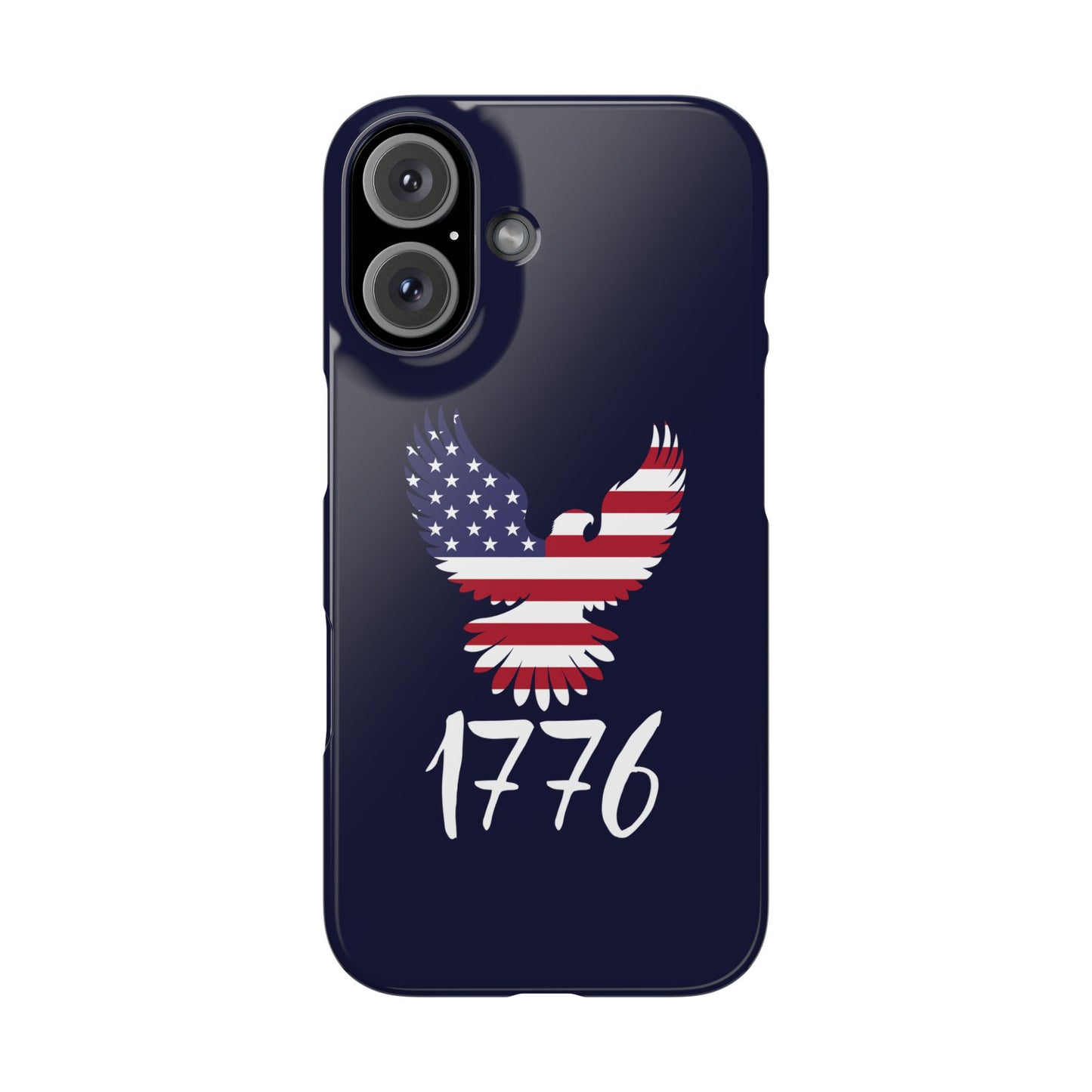 1776 Heritage Premium Slim Phone Case | USA Bald Eagle Graphic