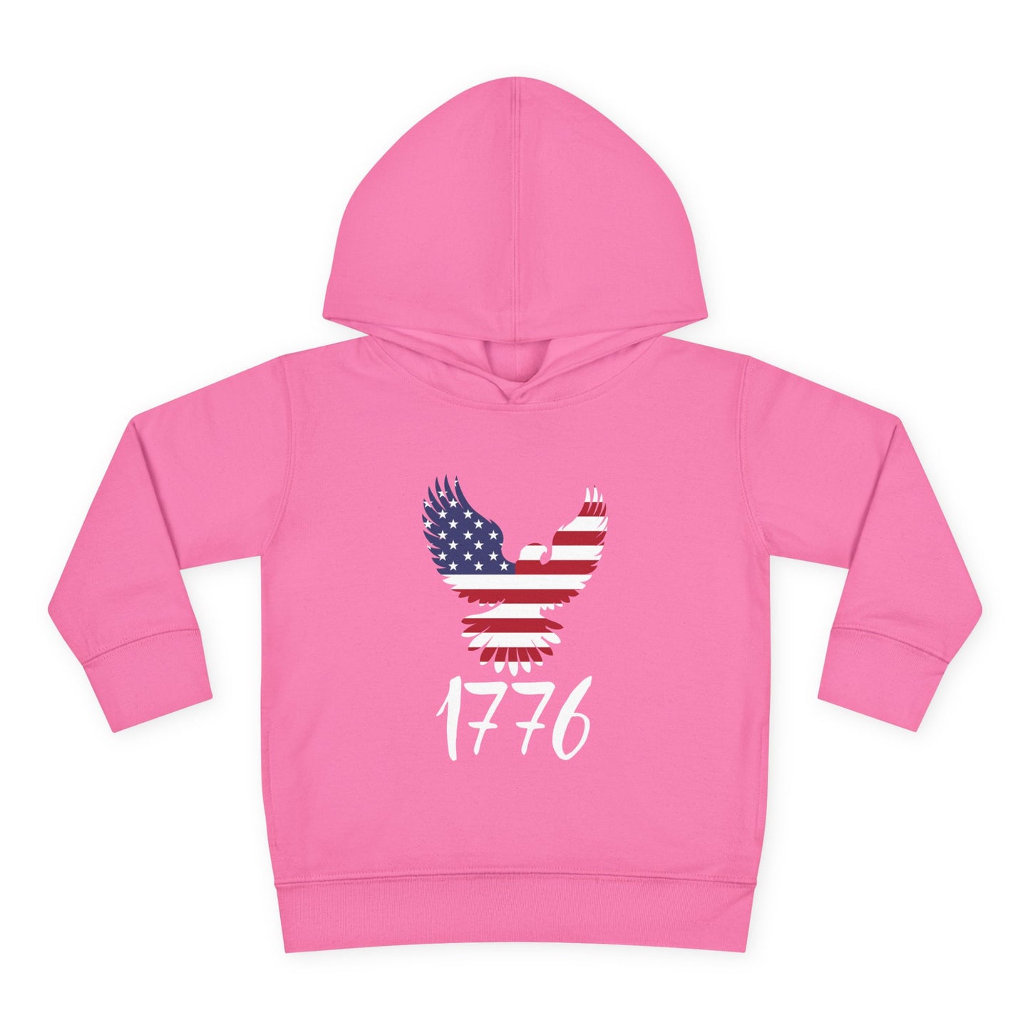 1776 Heritage Toddler Hoodie | USA Bald Eagle Graphic