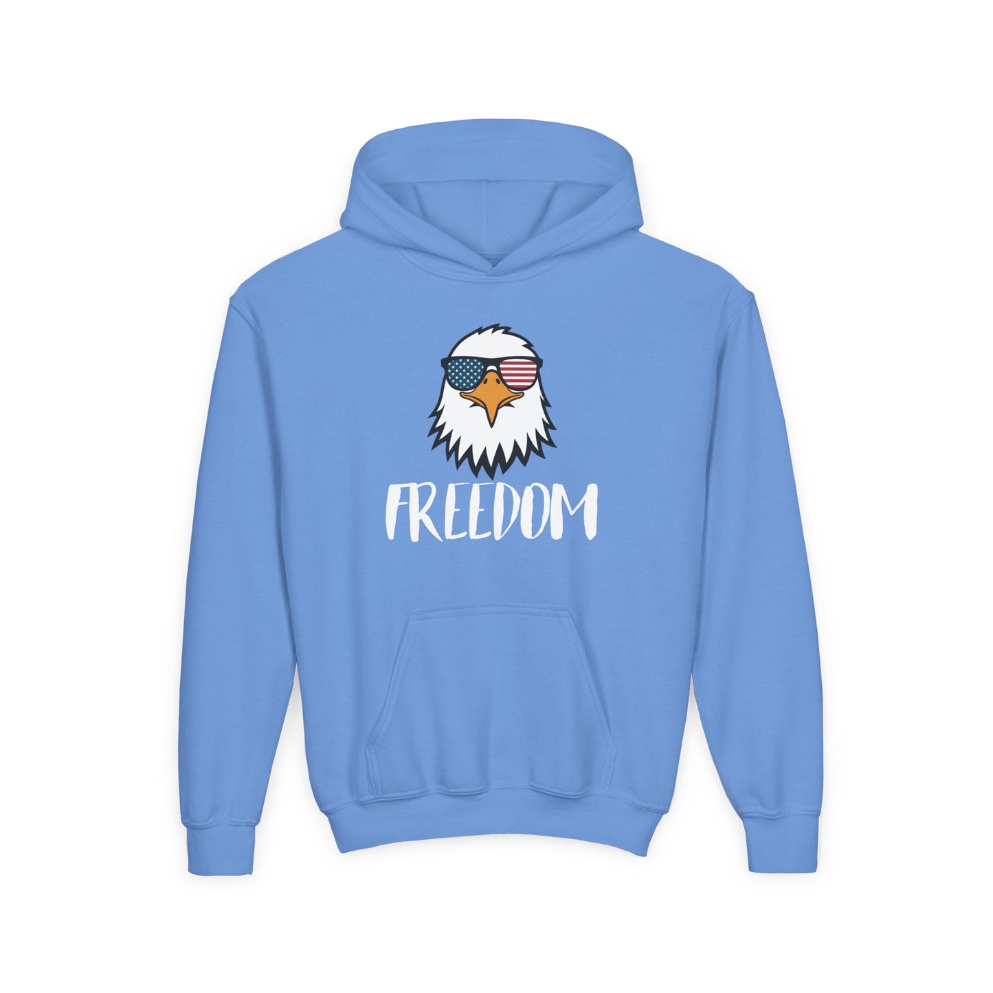 Freedom Eagle Aviator Youth Hoodie | USA Bald Eagle Graphic