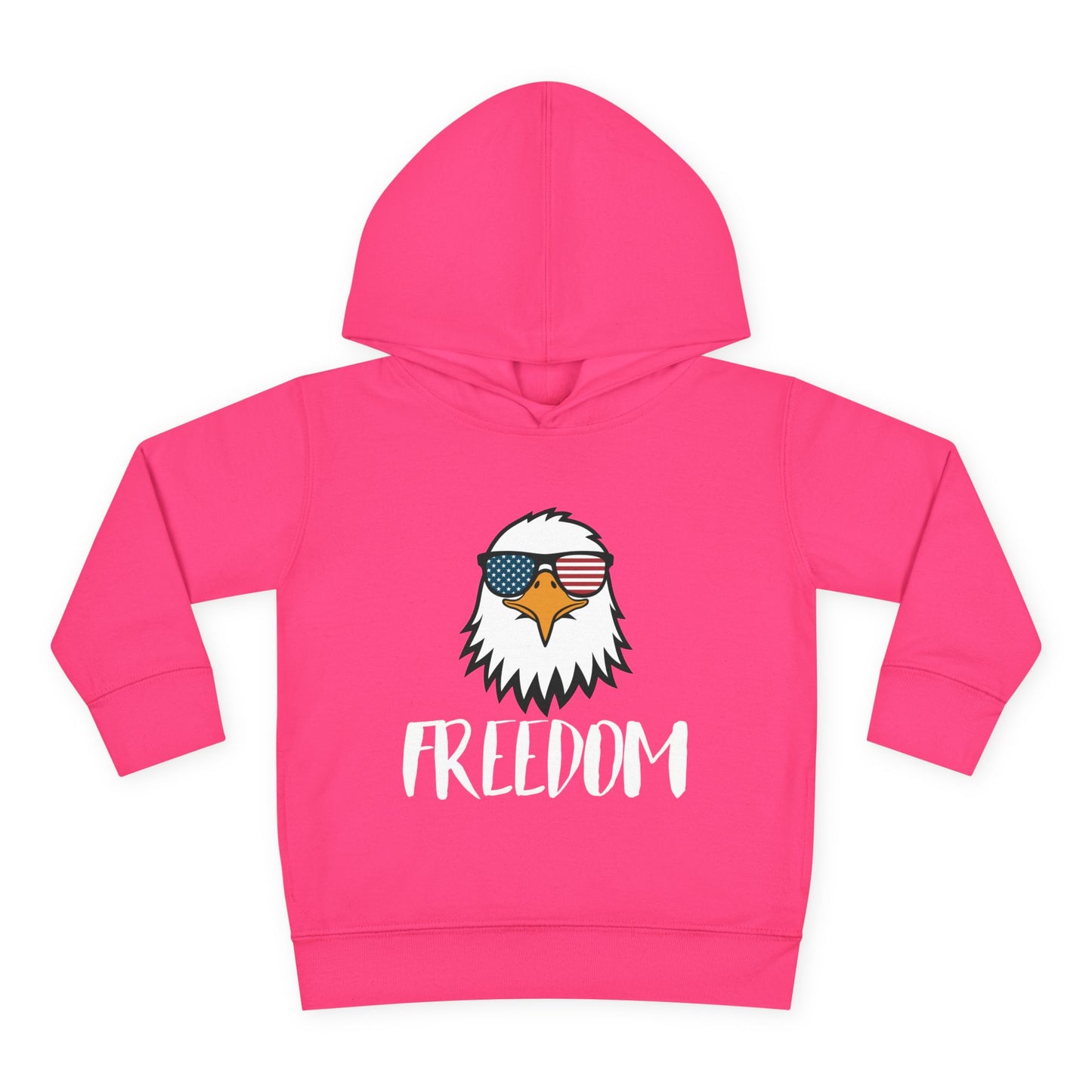 Freedom Eagle Aviator Toddler Hoodie | USA Bald Eagle Graphic
