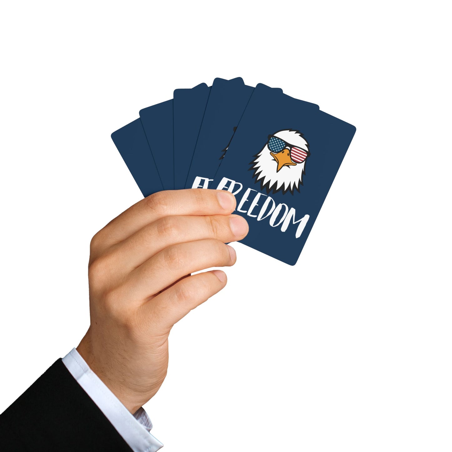 Freedom Eagle Aviator Playing Cards | USA Bald Eagle Graphic