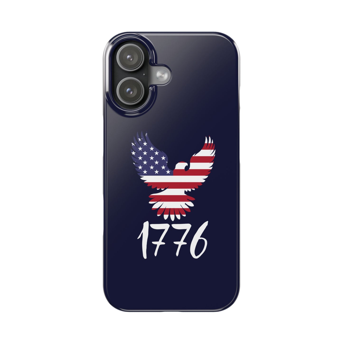 1776 Heritage Premium Slim Phone Case | USA Bald Eagle Graphic