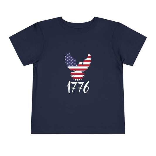1776 Heritage Toddler T-Shirt | USA Bald Eagle Graphic Tee