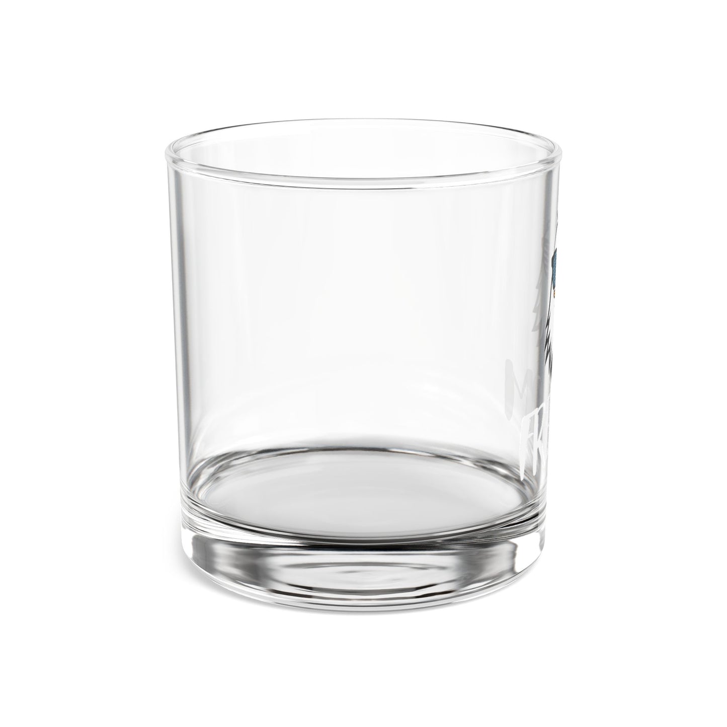 Premium Rocks Glass - Freedom Eagle Aviator | Patriotic Drinkware