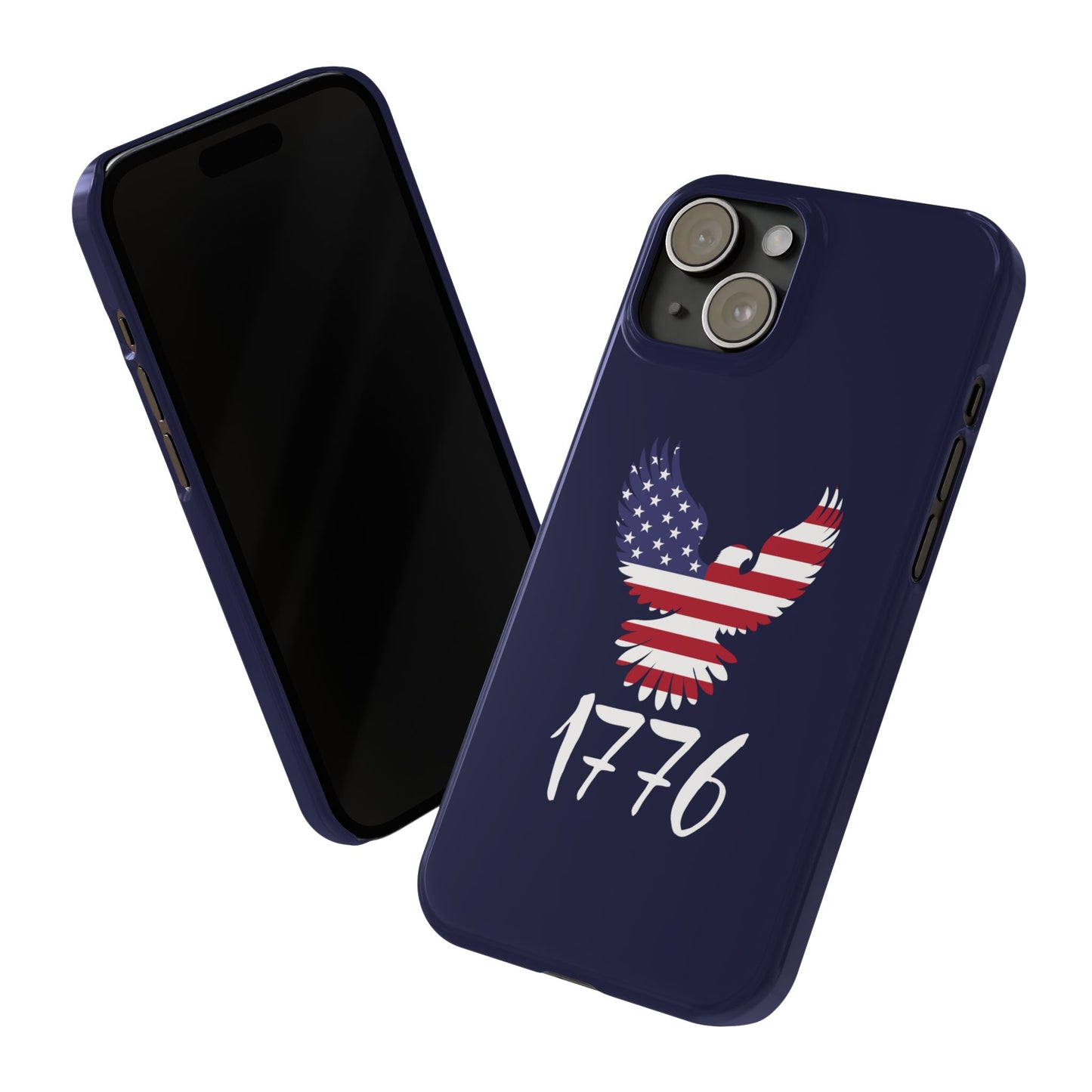 1776 Heritage Premium Slim Phone Case | USA Bald Eagle Graphic