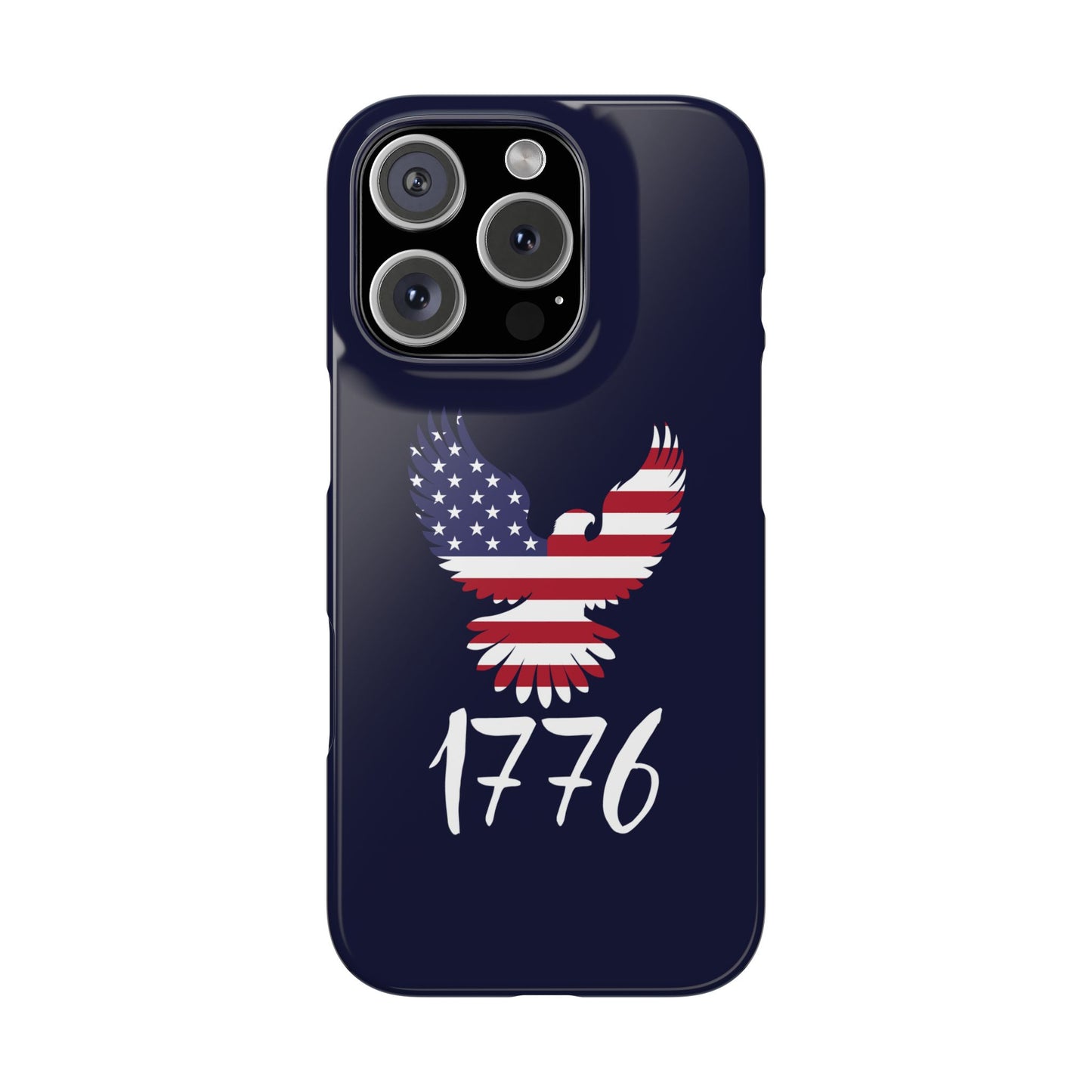 1776 Heritage Premium Slim Phone Case | USA Bald Eagle Graphic