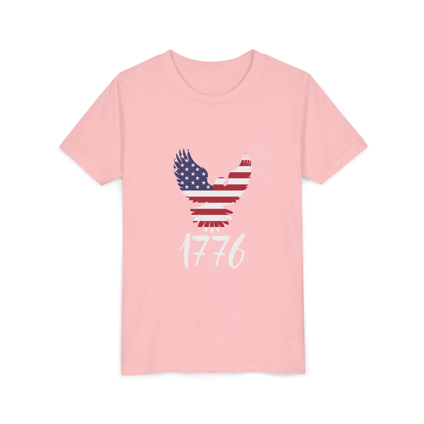 1776 Heritage Youth T-Shirt | USA Bald Eagle Graphic Tee