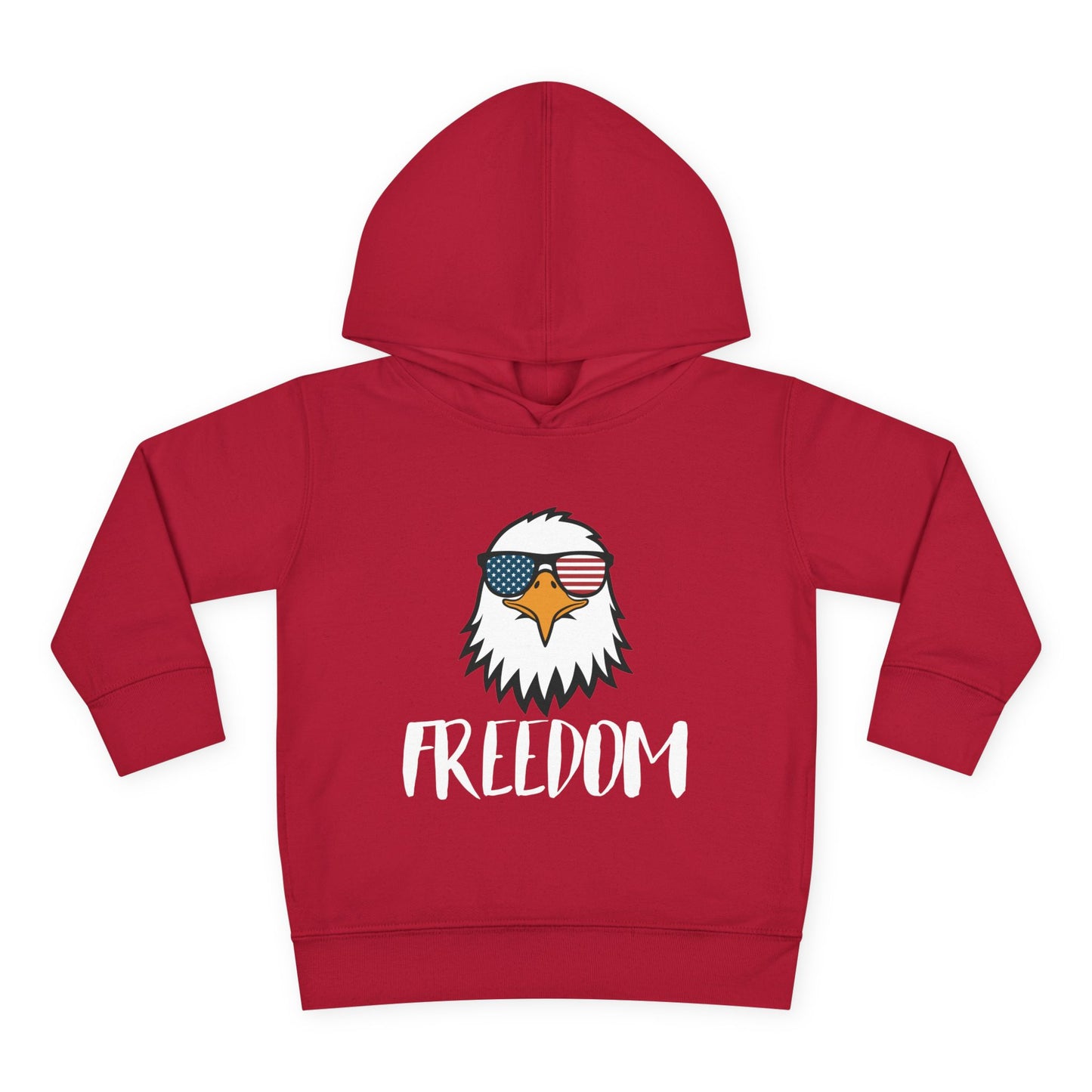 Freedom Eagle Aviator Toddler Hoodie | USA Bald Eagle Graphic