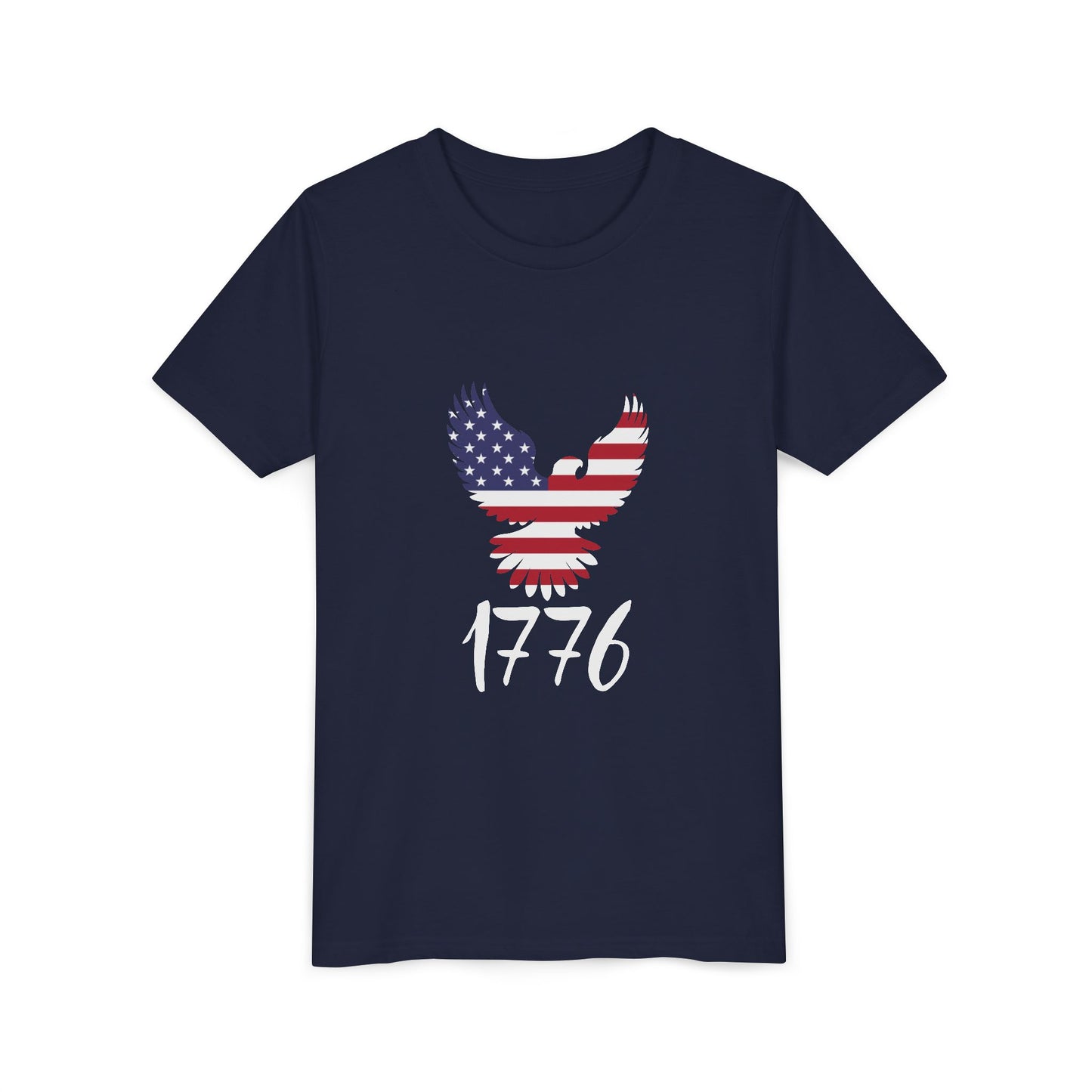 1776 Heritage Youth T-Shirt | USA Bald Eagle Graphic Tee