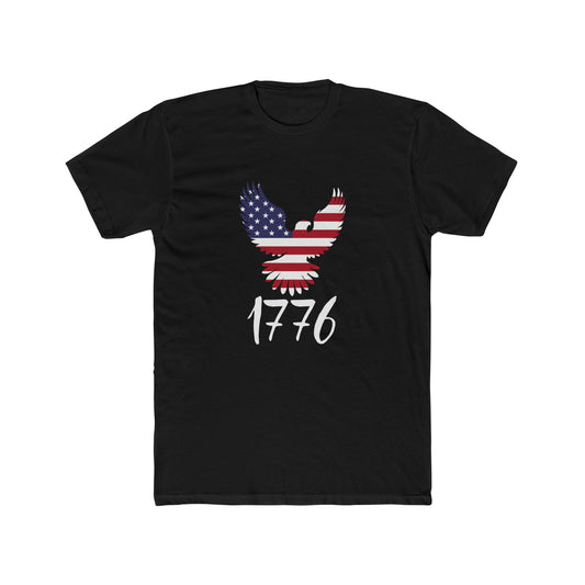 1776 Heritage Patriotic T-Shirt | USA Bald Eagle Flag Graphic Tee