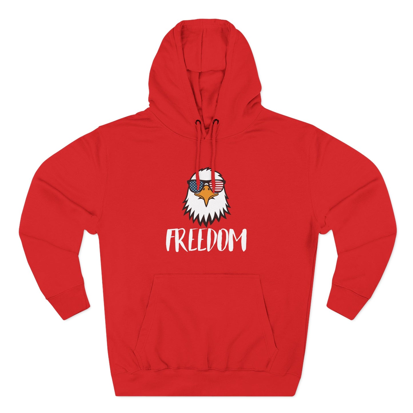 Freedom Eagle Aviator Premium Hoodie | USA Bald Eagle Graphic