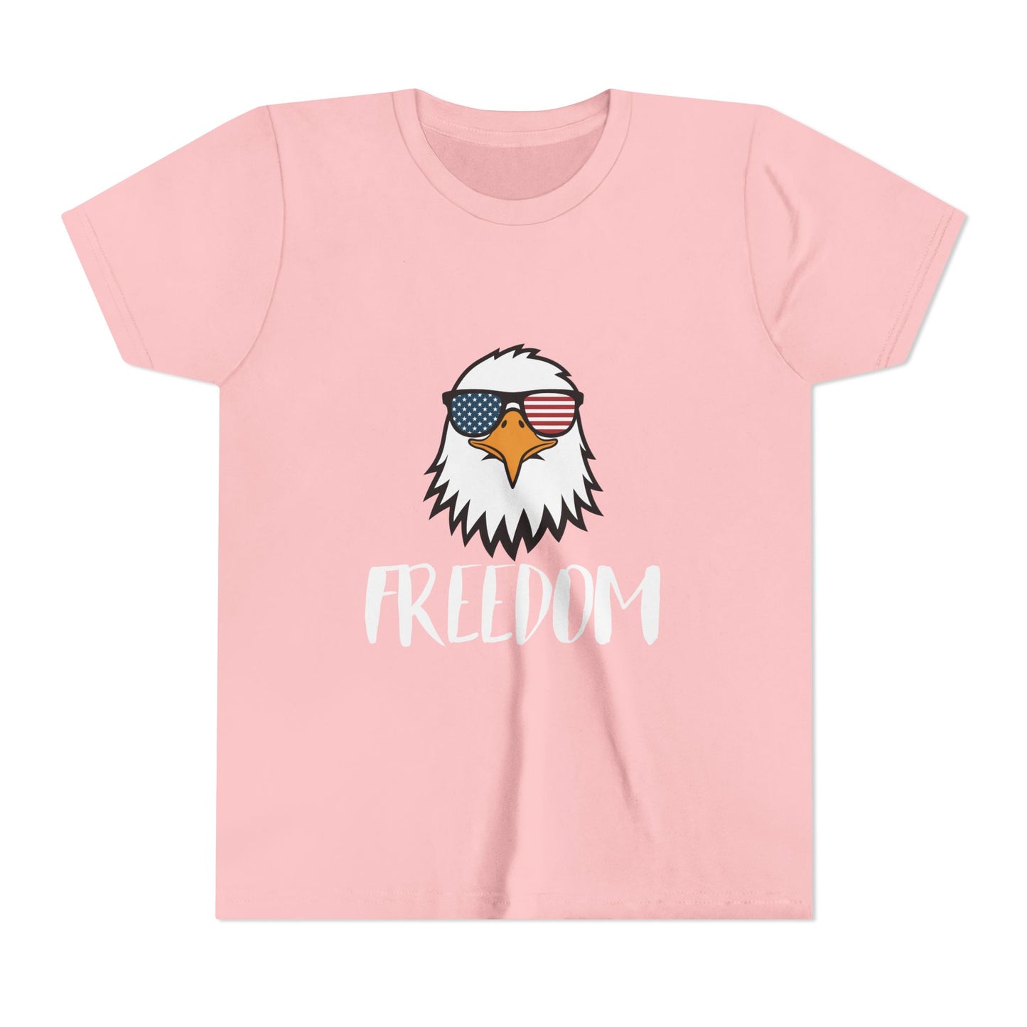 Freedom Eagle Aviator Youth T-Shirt | USA Bald Eagle Graphic Tee