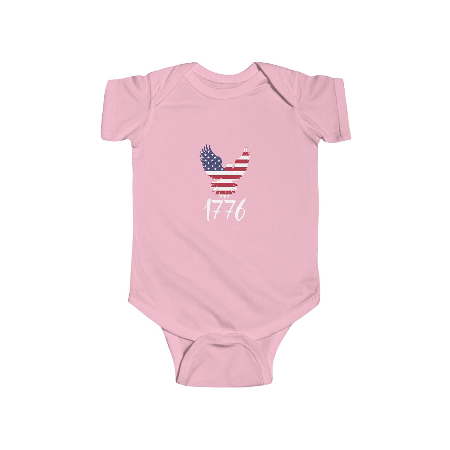 1776 Heritage Baby Bodysuit | USA Bald Eagle Graphic