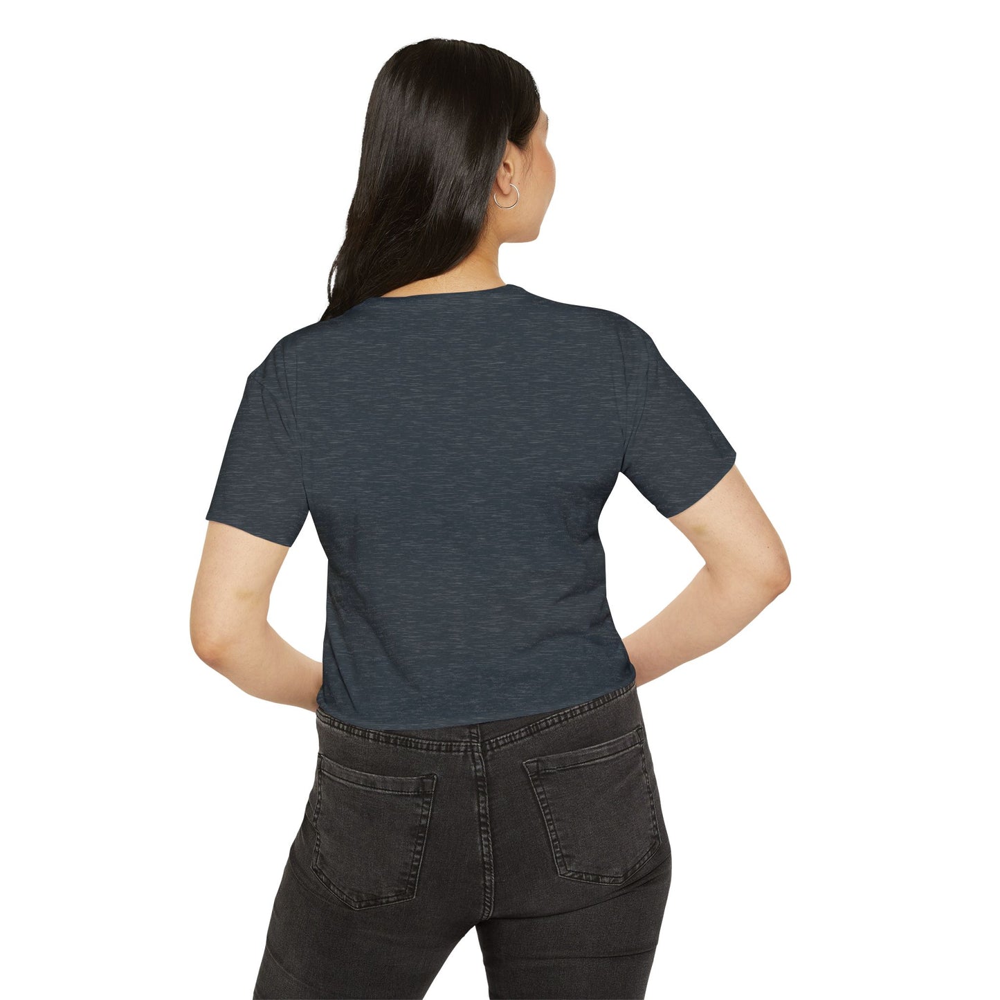 Freedom Eagle Aviator Women's Festival Crop Top | USA Bald Eagle Graphic