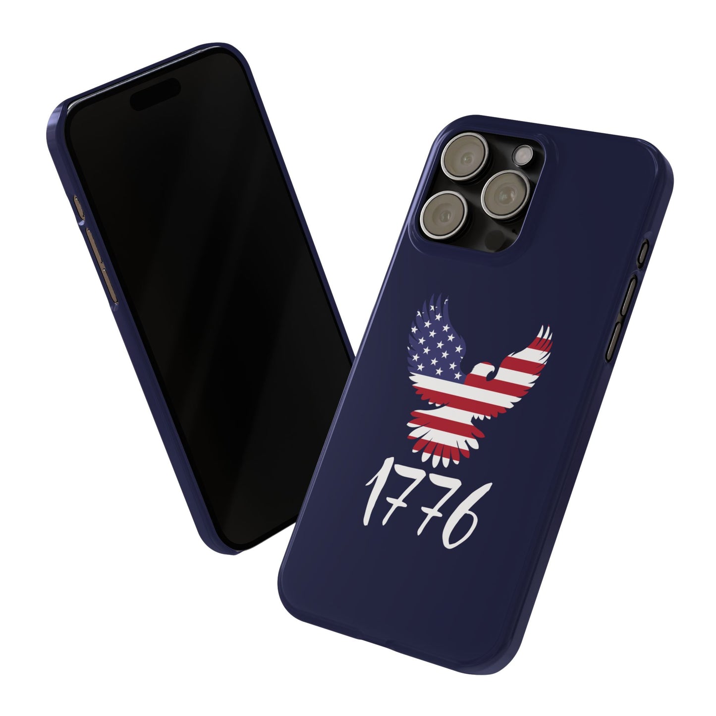 1776 Heritage Premium Slim Phone Case | USA Bald Eagle Graphic