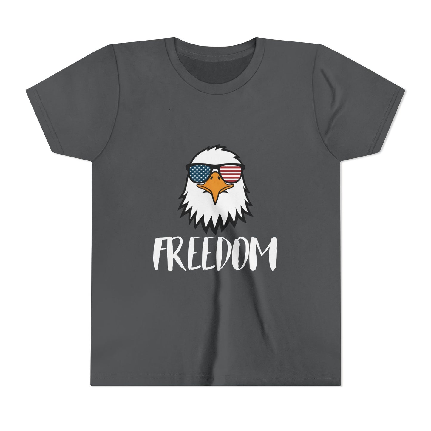 Freedom Eagle Aviator Youth T-Shirt | USA Bald Eagle Graphic Tee