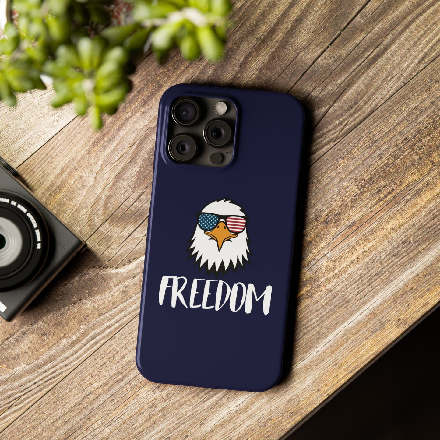 Freedom Eagle Aviator Premium Slim Phone Case | USA Bald Eagle Graphic