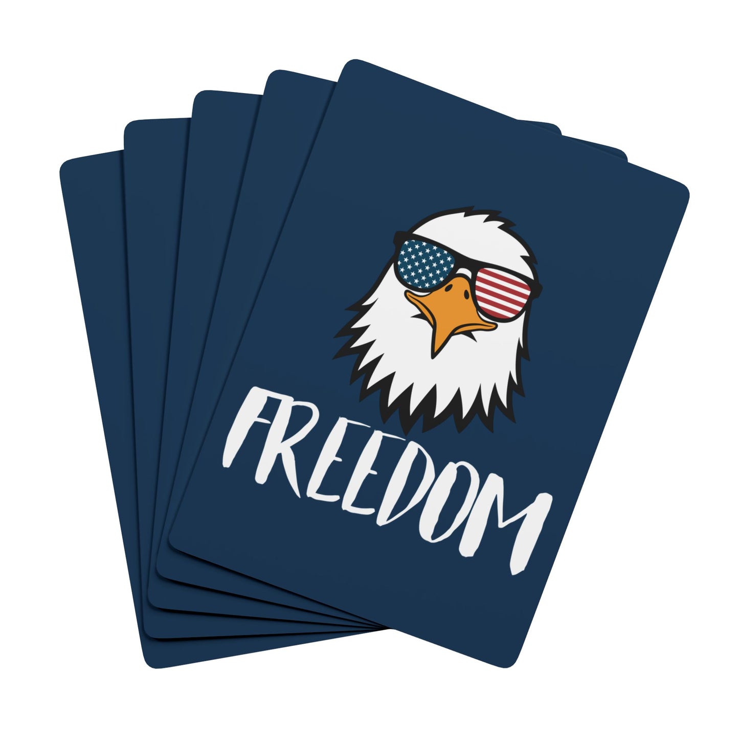 Freedom Eagle Aviator Playing Cards | USA Bald Eagle Graphic