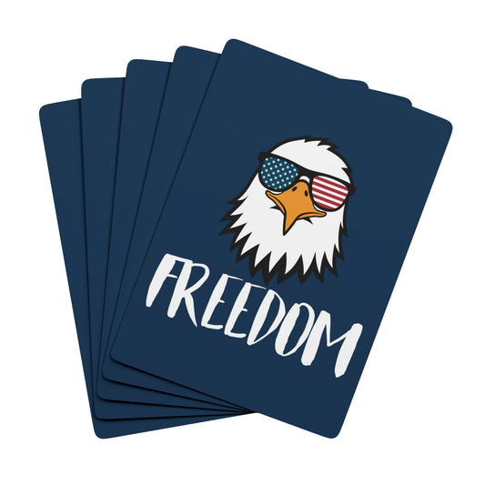 Freedom Eagle Aviator Playing Cards | USA Bald Eagle Graphic