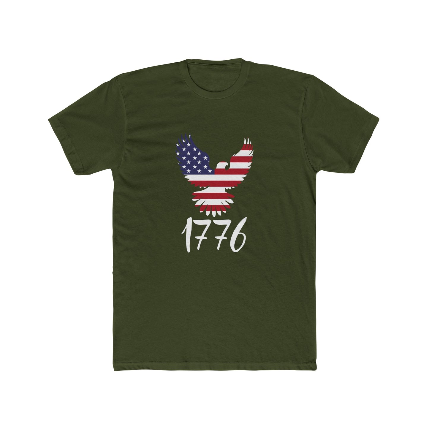 1776 Heritage Patriotic T-Shirt | USA Bald Eagle Flag Graphic Tee