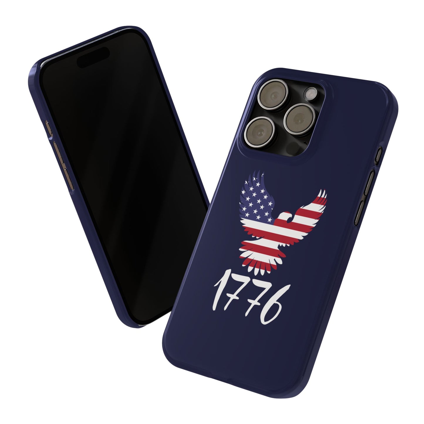 1776 Heritage Premium Slim Phone Case | USA Bald Eagle Graphic