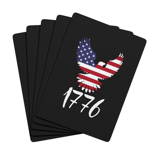 1776 Heritage Playing Cards | USA Bald Eagle Graphic