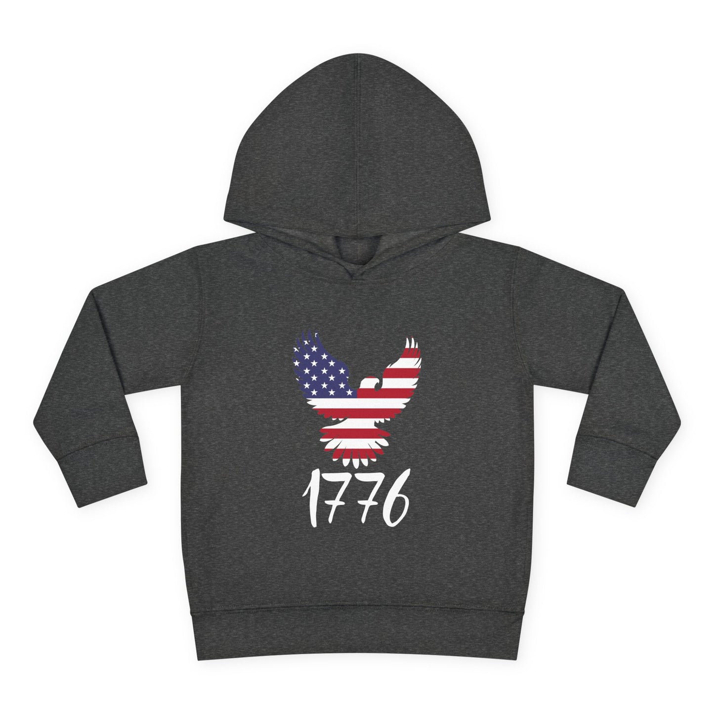 1776 Heritage Toddler Hoodie | USA Bald Eagle Graphic